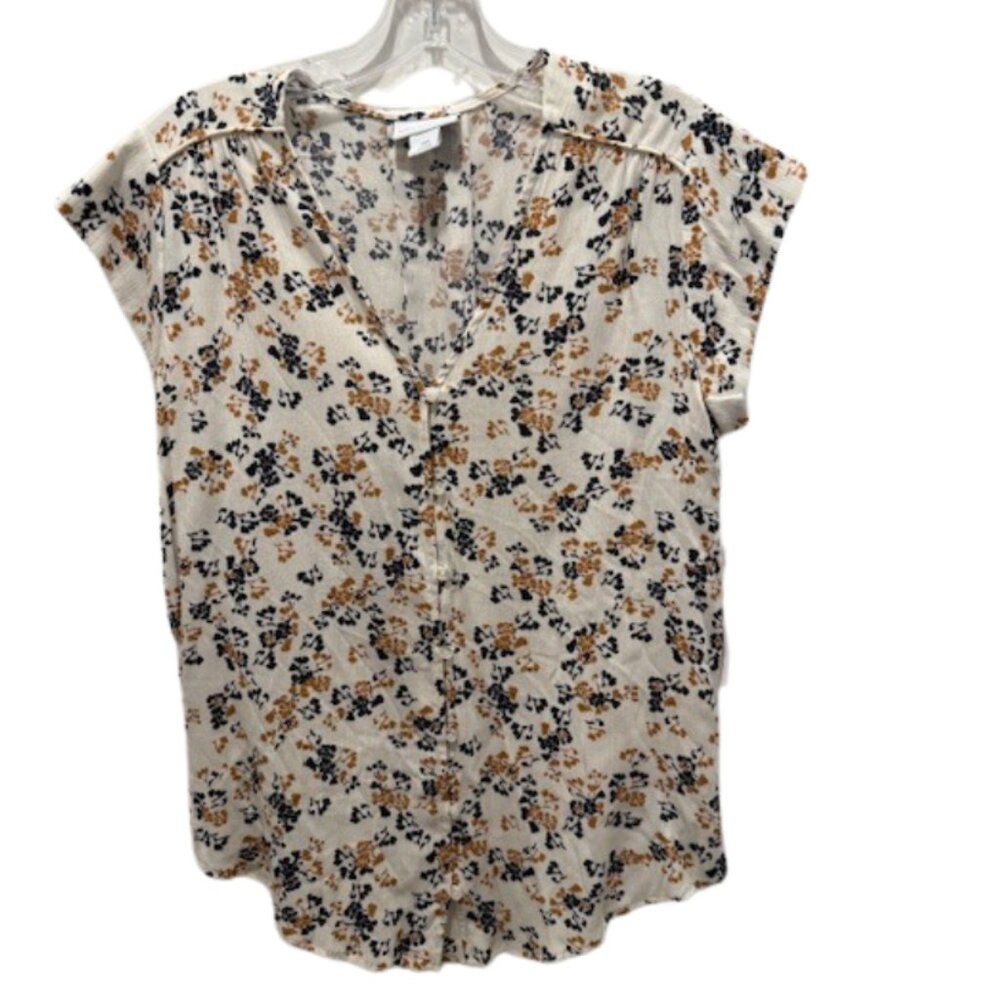 Liz Claiborne Top Women's Size PM Fresh Floral Spring Ready NWT